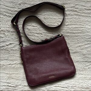 Fossil Leather Crossbody Bag